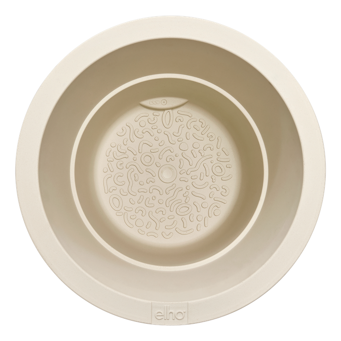 amber grail high 30cm linen white